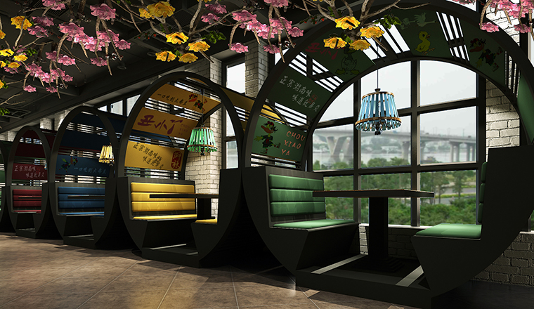 面積小的快餐店如何去設(shè)計(jì)呢？